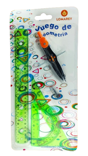 [CZ-25 (PA)] (CZ-25) JUEGO GEOM. FLEX. C/COMPAS PLAST. 