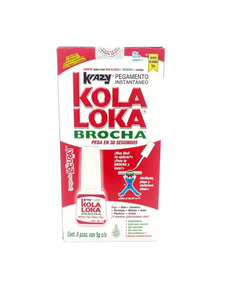 [7501102614506   (P)] Kola Loka Brocha Caja 8pzas