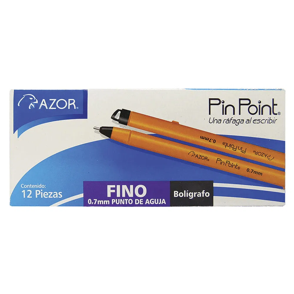 [7501428727195 (PA)] LAPICERO AZOR NEGRO P. FINO