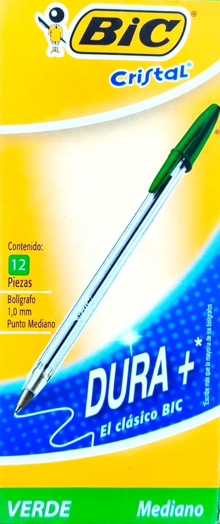 [7501014511047 (PA)] LAPICERO BIC MEDIANO VERDE