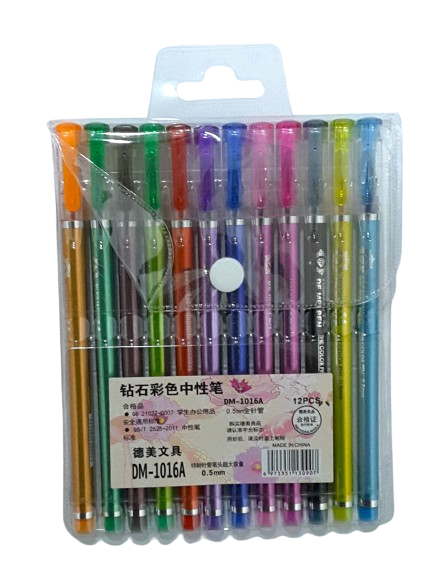 [6936064300432 (PA)] LAPICERO GEL P. FINO 0.5MM C/12 (ZXB-04)