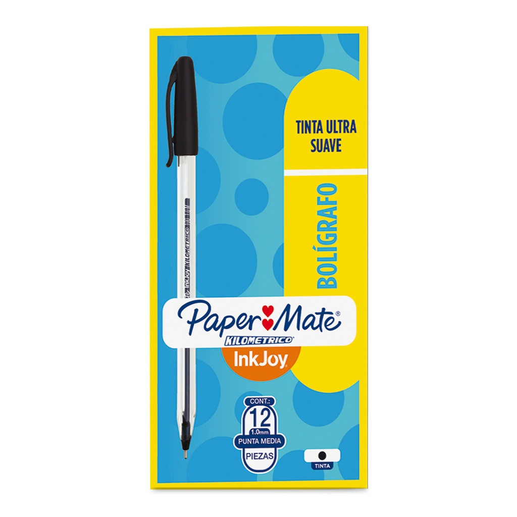[7703486035339 (PA)] LAPICERO KILOMETRICO NEGRO C/12