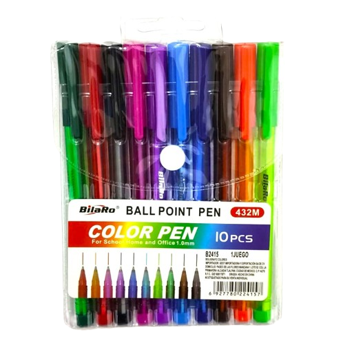 [B2415 (PA)] (B2415) LAPICERO ZHI JI C/10 COLORES YZB-30 COLOR PEN
