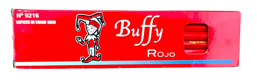 [6921560070286 (PA)] LAPIZ ROJO CARMIN BUFFY
