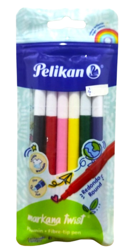 [MARCADOR PELIKAN TWIST C/6] PLUMIN PELIKAN TWIST C/6 