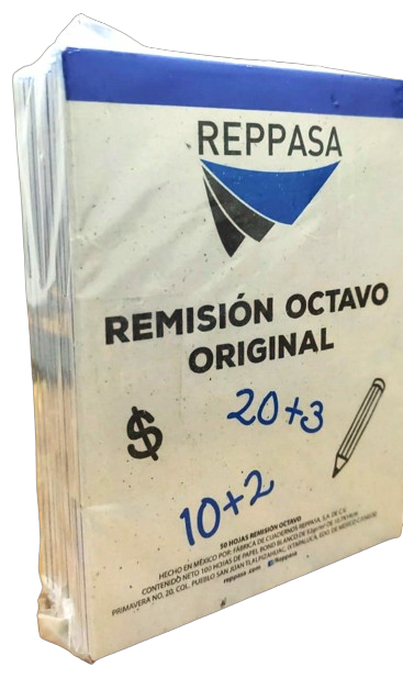 NOTA REMISION ORIGINAL REPPASA C/10