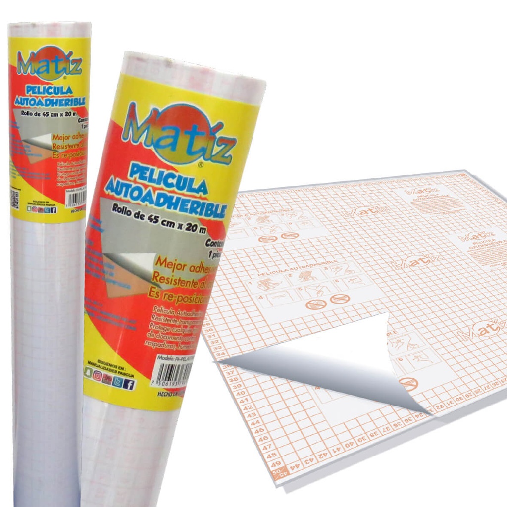 PAPEL CONTAC MATIZ 20M