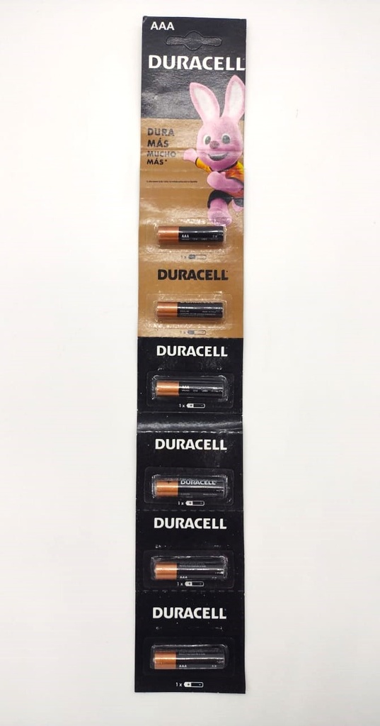 [TIRA AAA (P)] PILA DURACELL  AAA TIRA C/6