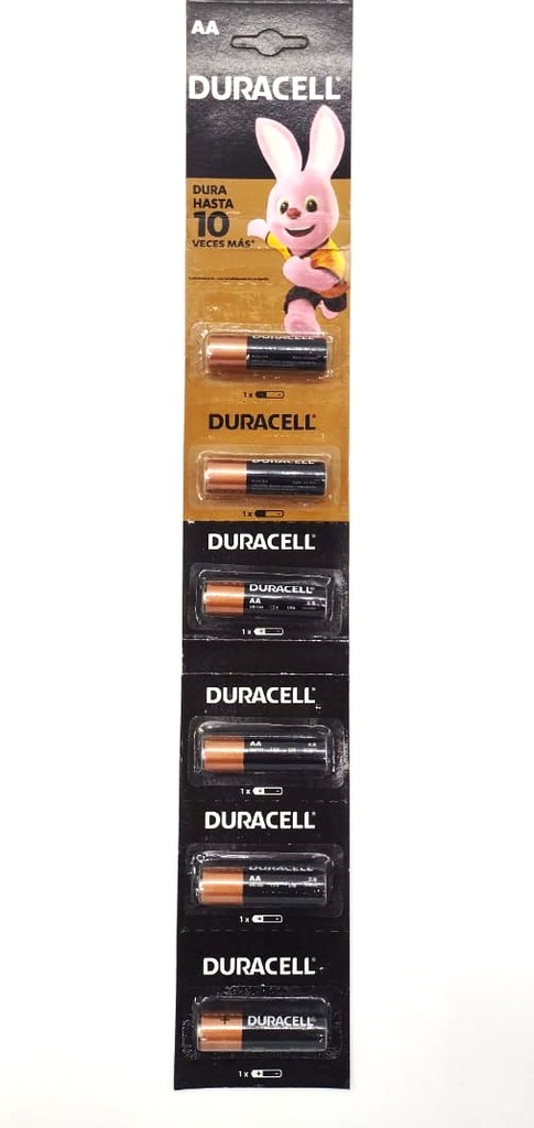 [(P)] PILA DURACELL TIRA AA C/6