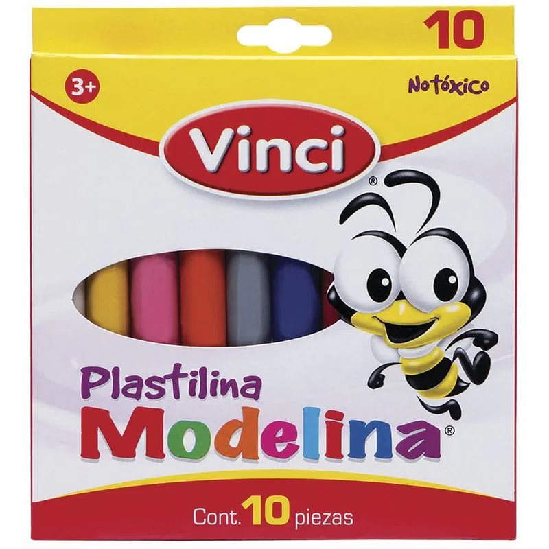 [MODELINA (PA)] PLASTILINA MODELINA CAJA C/10 PZAS.