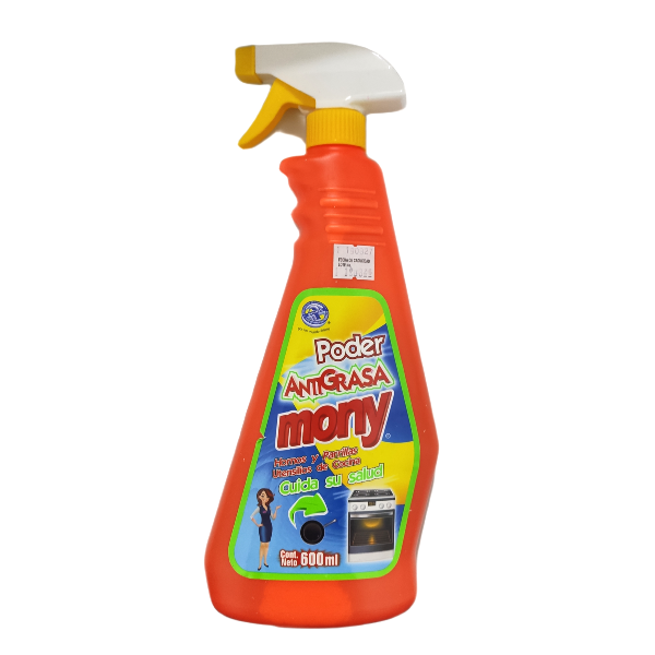 PODER ANTIGRASA MONY 600ML