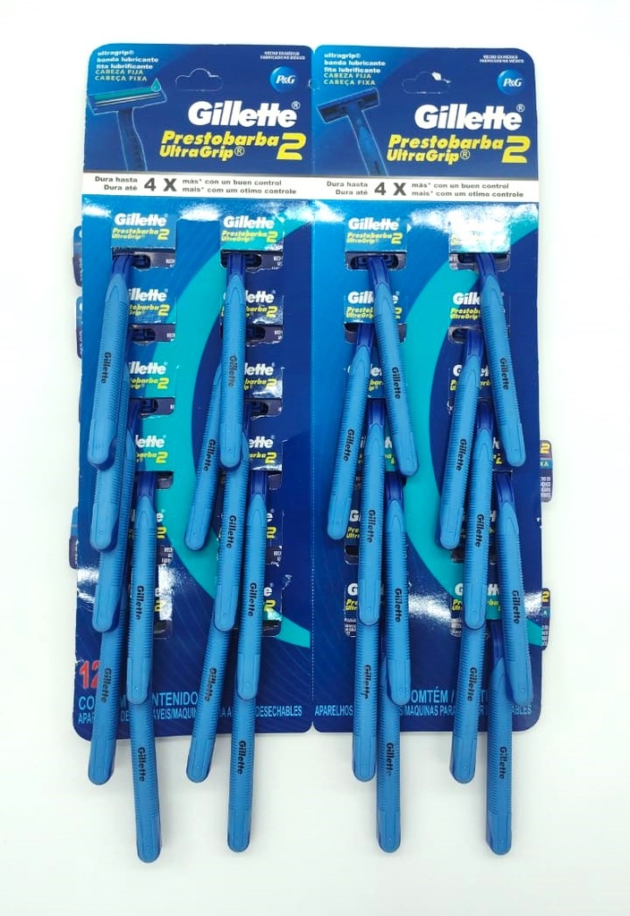 [GILLETTE 2H.  (P)] RASTRILLO GILLETTE 2H  ECO. C/24
