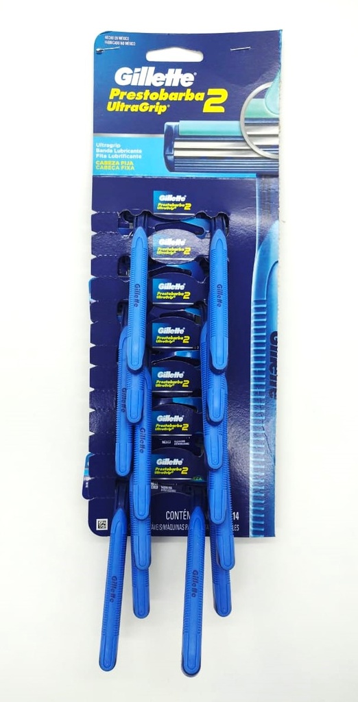 [GILLETTE-ORIGINAL] RASTRILLO GILLETTE 2H ORIGINAL C/16 PZAS  (H)