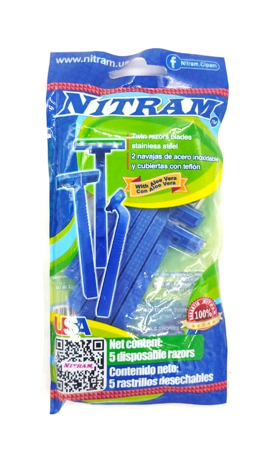 [7501007951164] RASTRILLO NITRAM 2H C/5 AZUL SENC.
