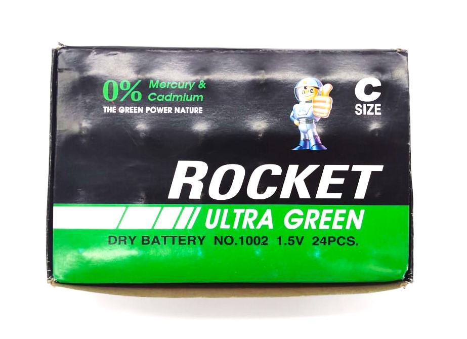PILA ROCKET "C" CAJA C/24 PZAS