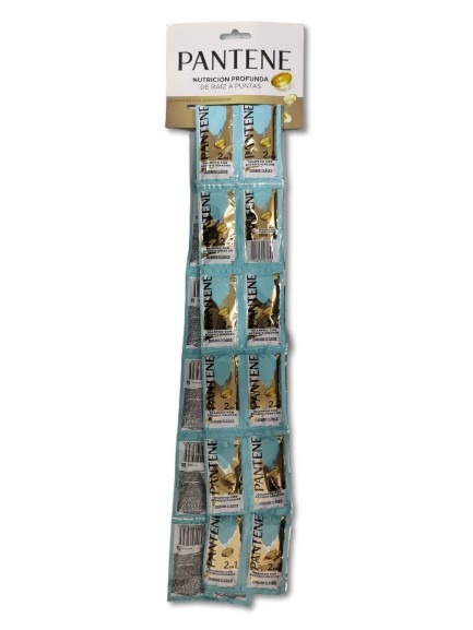 SHAMPOO PANTENE TIRA C/24 PZAS  (H)