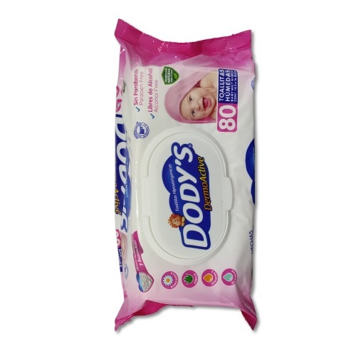 TOALLITA HUMEDA DODYS ROSA  (H)