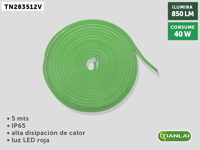 [TN283512V] (TN283512V) TIRA NEON VERDE TIANLAI