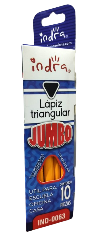 LAPIZ TRIANGULAR JUMBO (INDRA)