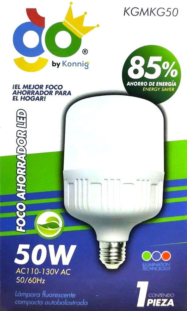 (KGMKG50) FOCO LED OMNI 50W KONNIG