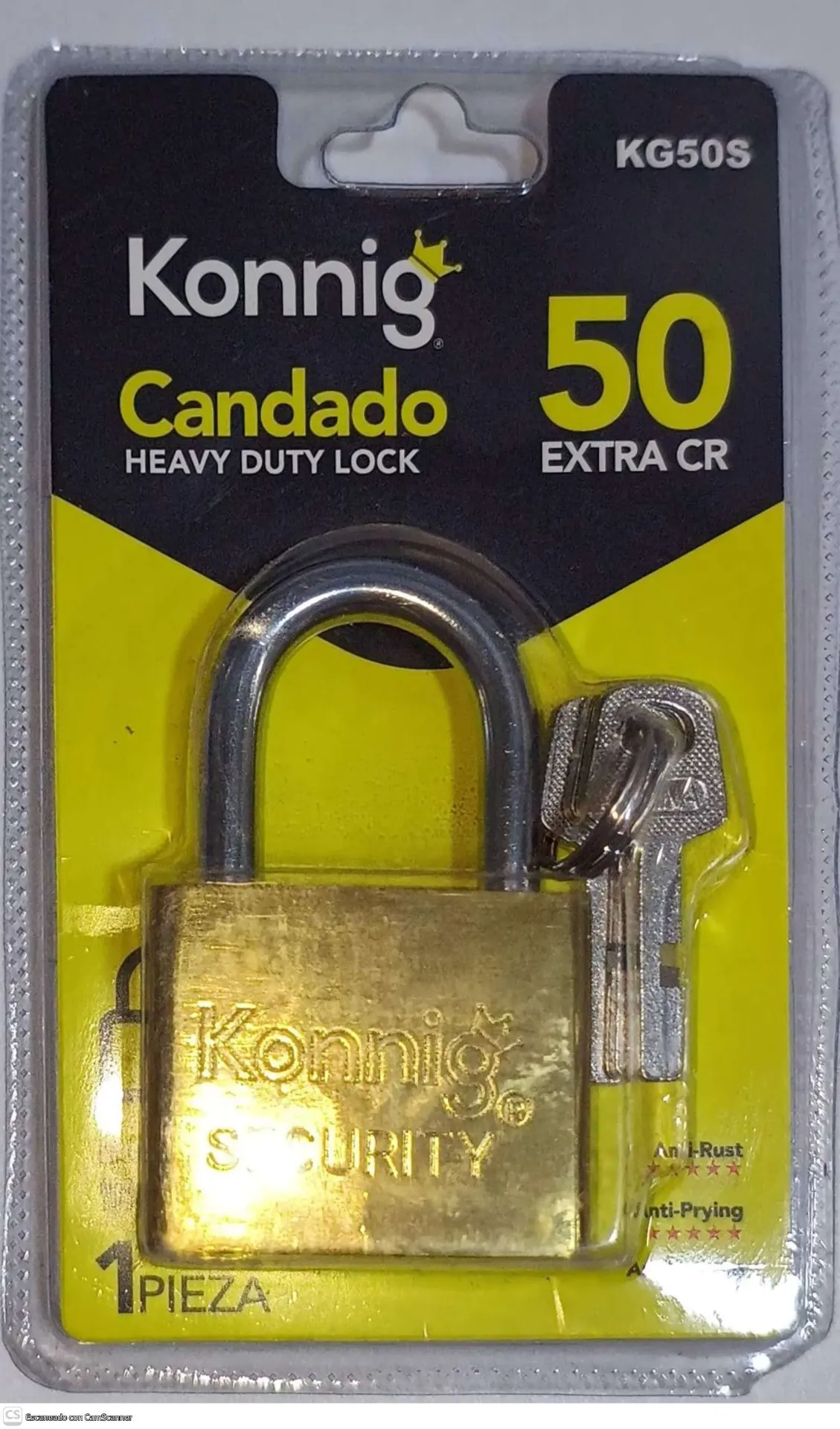 (KG50S) CANDADO 50MM (KONNIG)