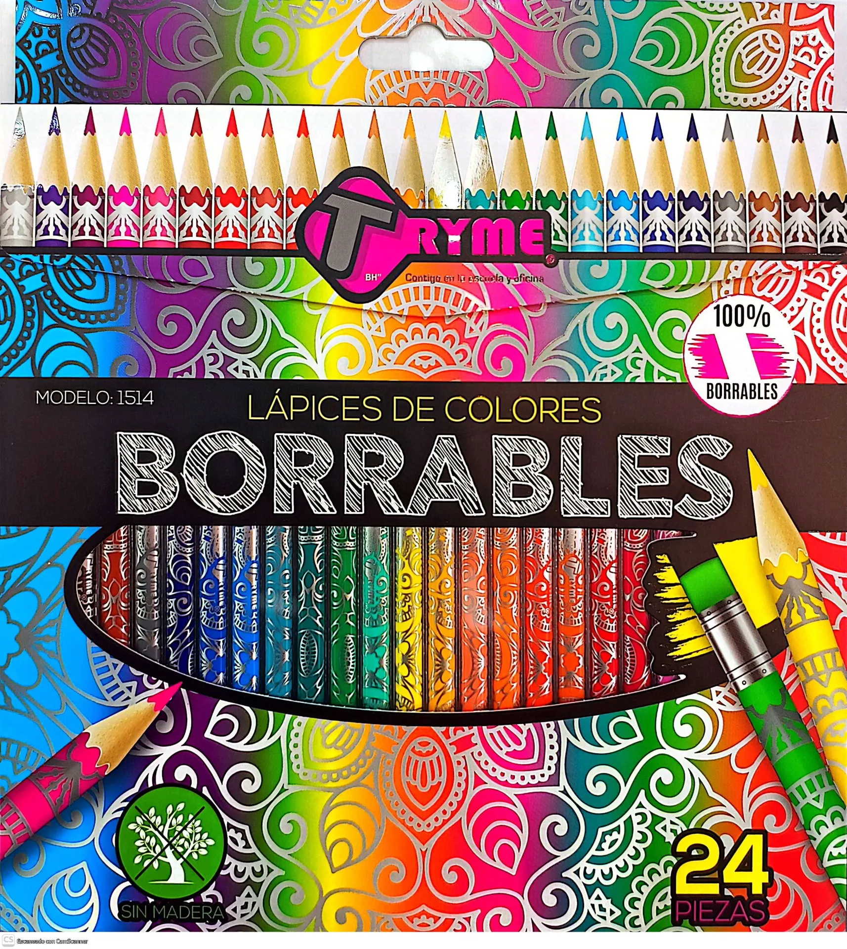 COLORES BORRABLES TRYME C/24
