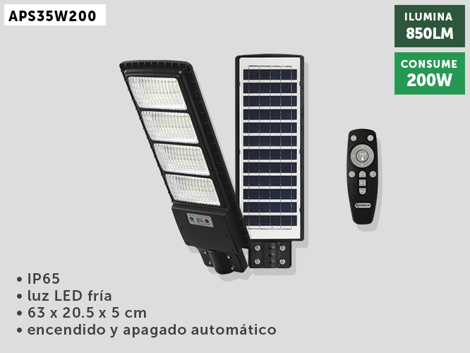 [APS35W200] SUBURBANA SOLAR 200W TIANLAI (APS35W200)