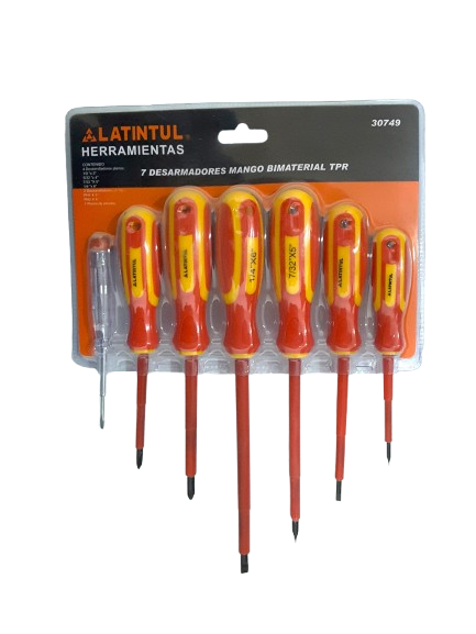 (30749) JUEGO DESARM. C/7 MANGO BIMATERIAL (LATINTUL)