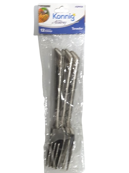 (KSPK06-100) TENEDOR ALCATRAZ C/12 (KONNIG)
