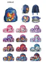 (M15) MOCHILA INFANTIL PERSONAJES TRIPLE C/LUZ 