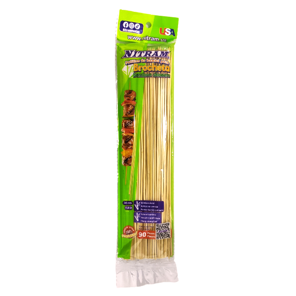 PALILLO DE BAMBÚ P/BROCHETA NITRAM