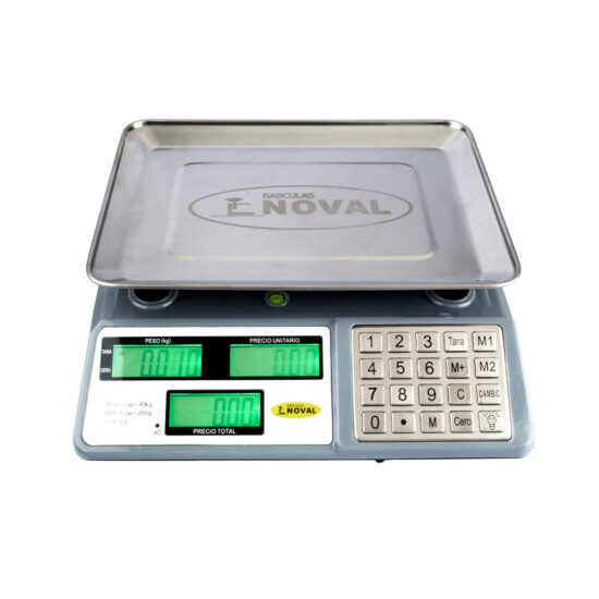 BASCULA DIGITAL COMERCIAL  40KG/5G (NOVAL)