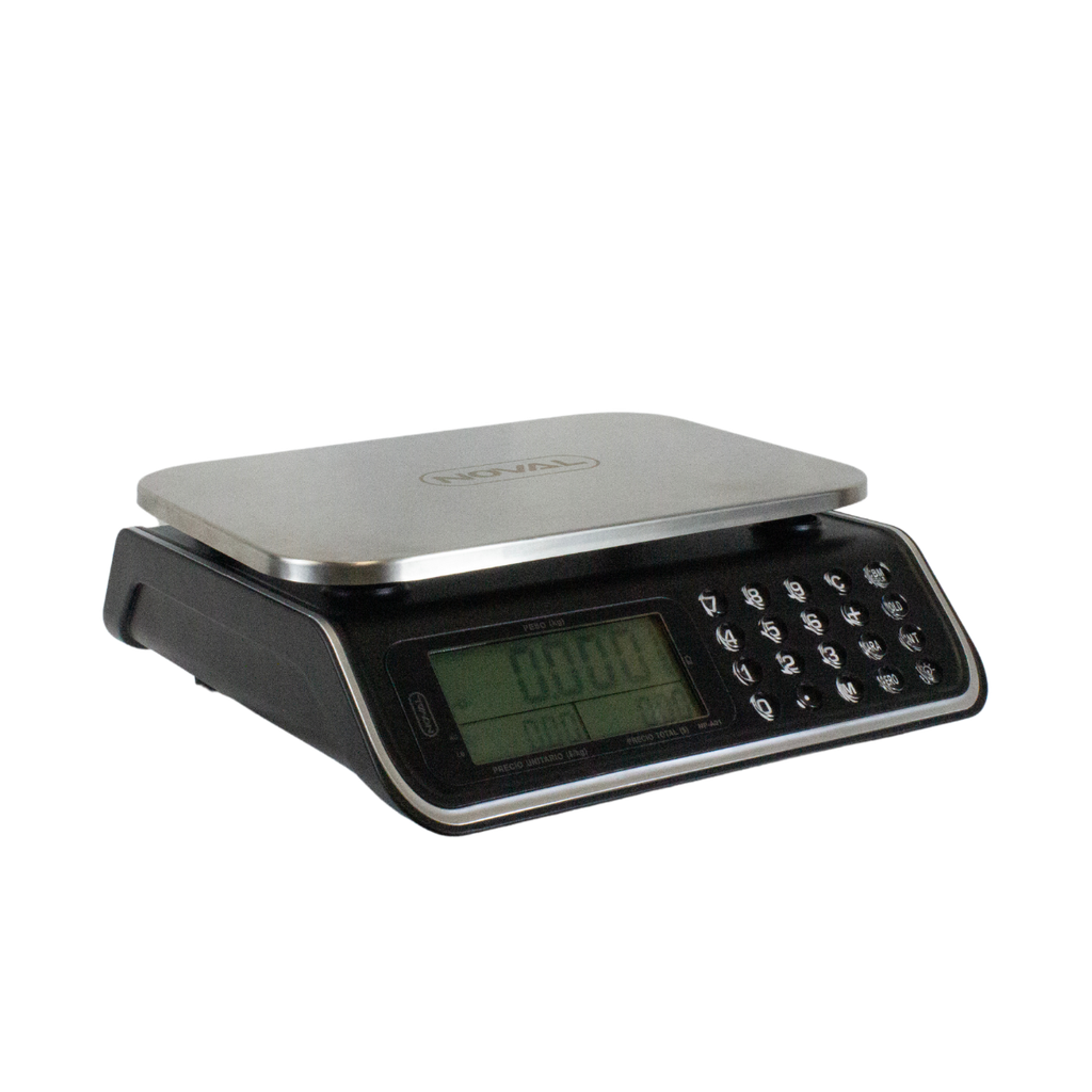 [NP-A01] BASCULA COMERCIAL CAP. 40KG/2G LINEA PLATINO (NOVAL)