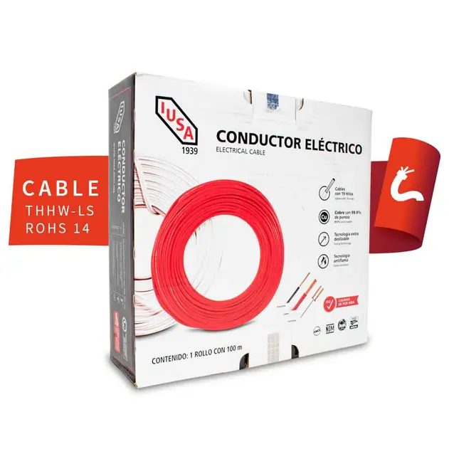 CABLE COBRE THW CALIBRE 14 BLANCO (IUSA)