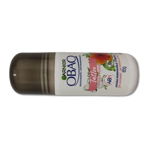 DESODORANTE OBAO ROLL ON  TATTOO FRESCO Y FLORAL 65G  (H)