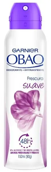 [OBAO SPRAY- FRESCURA SUAVE] DESODORANTE OBAO SPRAY FRESCURA SUAVE 97G.  (H)