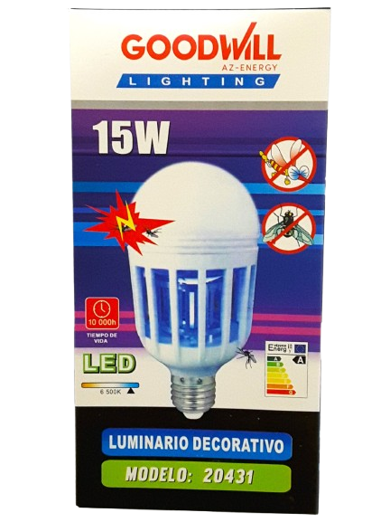 [20431] FOCO MATAMOSQUITOS 15W GOOD WILL 