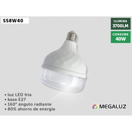 (S58W40) FOCO LED 40W MEGALUZ