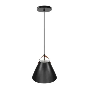 (MX-CL8049/N/DR) LUMINARIO COLGANTE CAMPANA NEGRO MAXXI