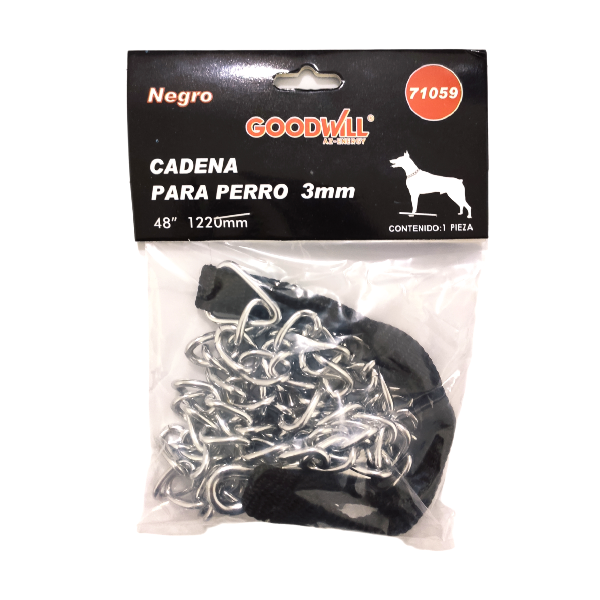 CADENA P/PERRO 2MM GOOD WILL