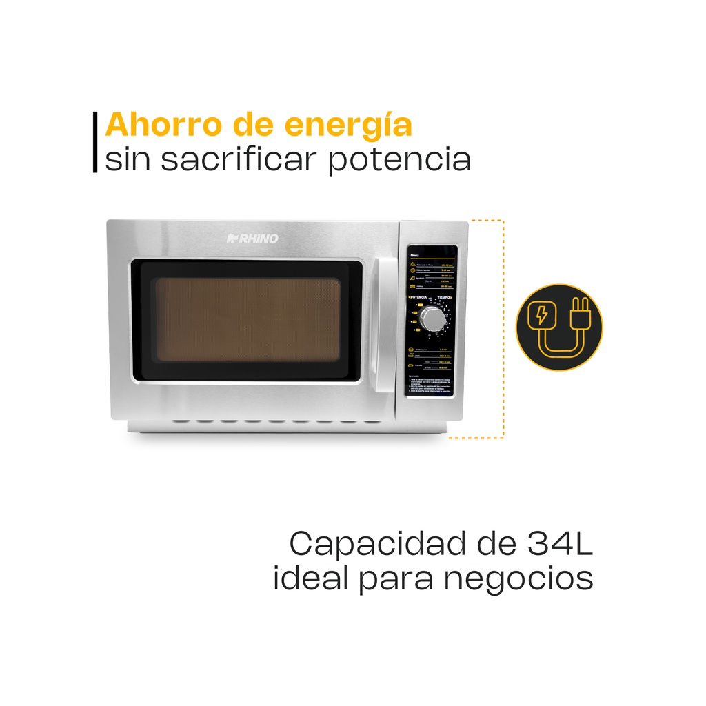 [HOMIC-12A] HORNO DE MICROONDAS 1.2 PIES ANÁLOGO