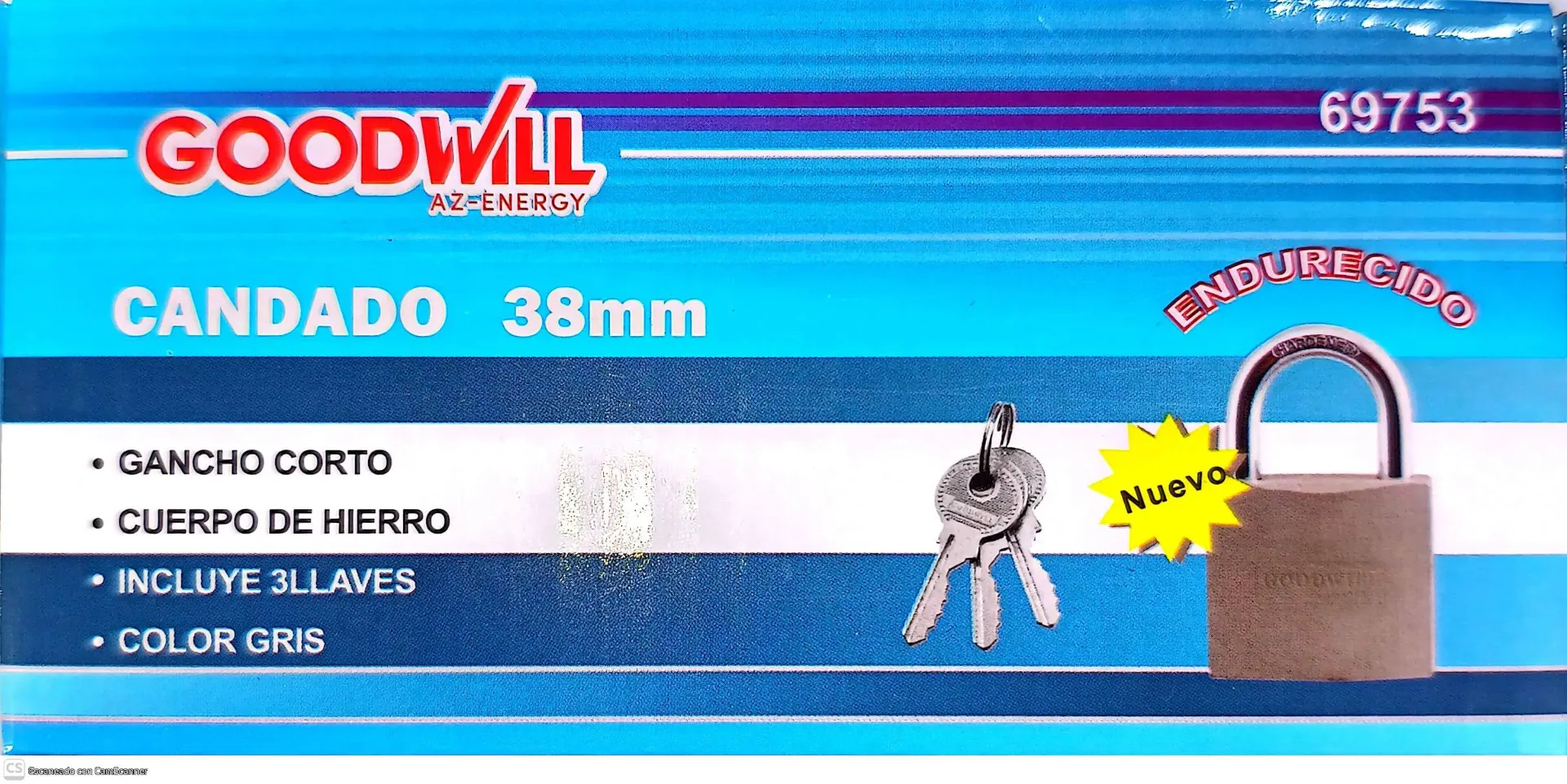 [69753] (69753) CANDADO 38MM 69759 GOOD WILL