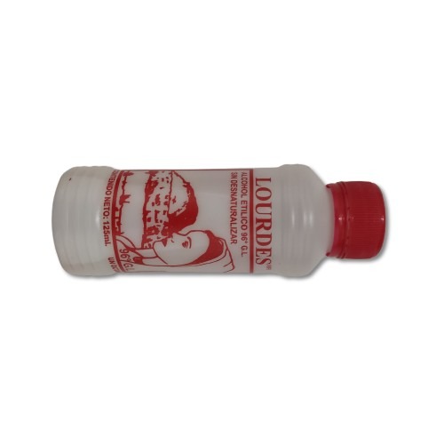 ALCOHOL 125ML LOURDES 96°