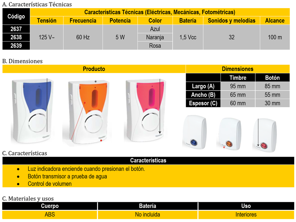 (2637) TIMBRE INALMABRICO AZUL SANTUL