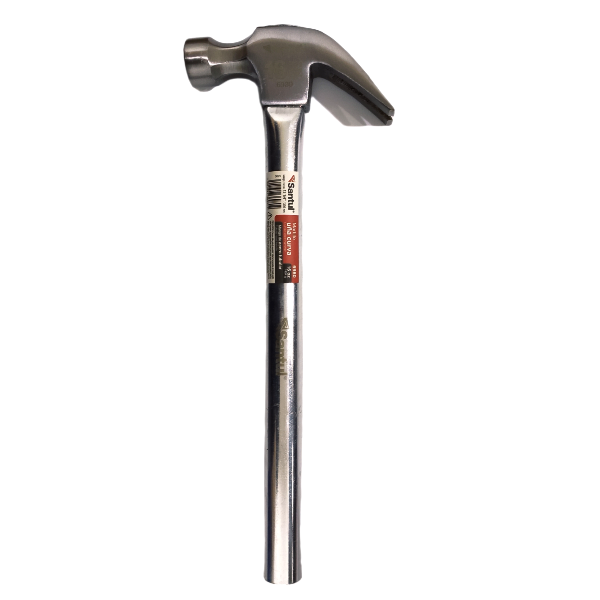 (6980) MARTILLO 16OZ UÑA CURVA MANGO TUBULAR SANTUL