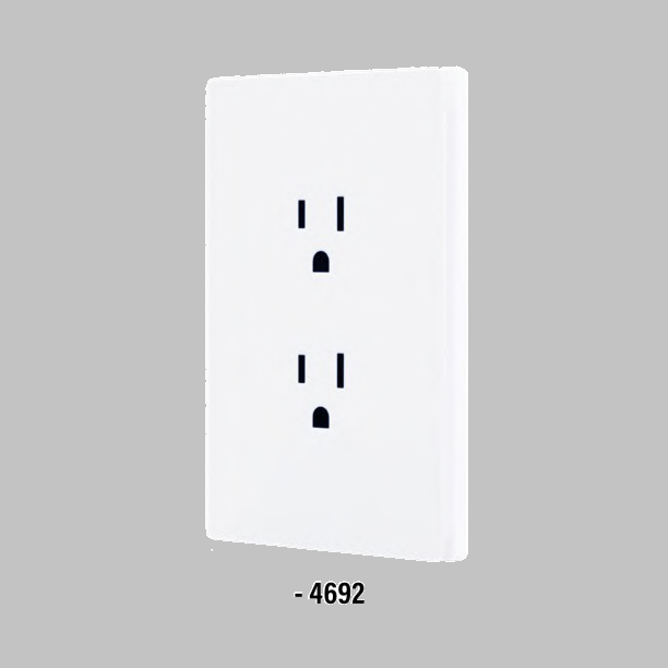(4692) PLACA CONTACTO DOBLE FIORI (SANTUL)