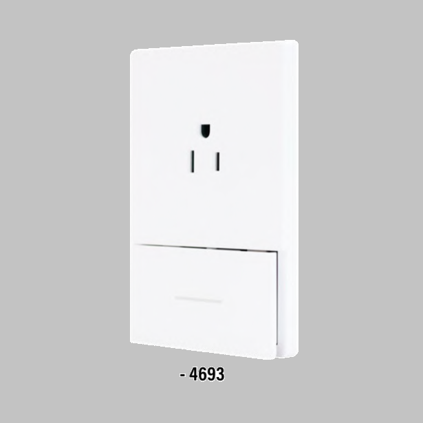 [4693] (4693) PLACA APAGADOR SENCILLO Y CONTACTO FIORI (SANTUL)