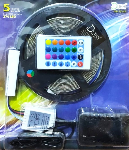 [20706] (20706) TIRA RGB  5M C/ CONTROL (GOOD WILL)