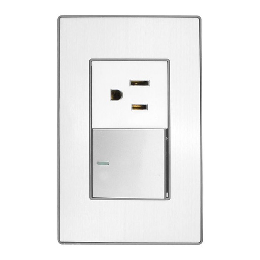 [4640] (4640) PLACA CORDOBA APAGADOR DE ESCALERA Y CONTACTO