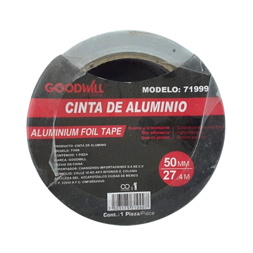 [71999] (71999) CINTA DE ALUMINIO 50MTS GOOD WILL 